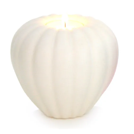 Frøhus Telysholder høy hvit, hvit Paradisverkstaden