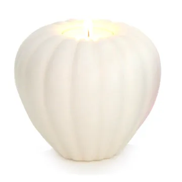 Frøhus Telysholder høy hvit - hvit - Paradisverkstaden