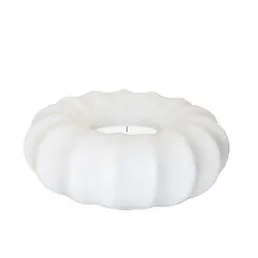 Frøhus Telysholder lav hvit, hvit Paradisverkstaden