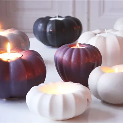 Frøhus Telysholder lav hvit, hvit Paradisverkstaden