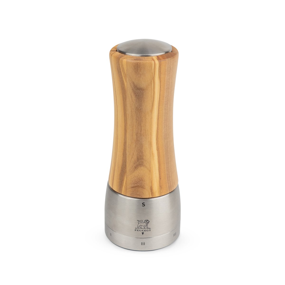 Peugeot Madras saltkvern 16 cm Oliventre-rustfritt stål
