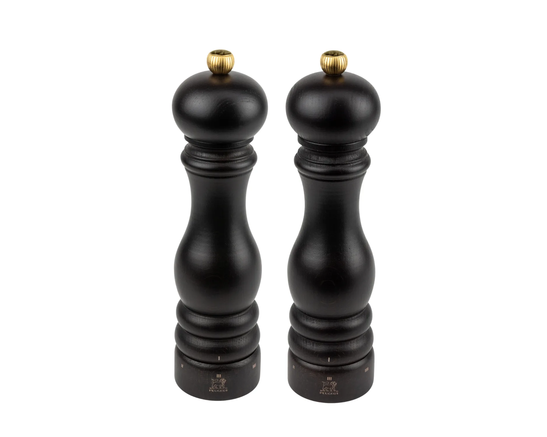 Paris Duo sett U'Select salt- & pepperkvern 22 cm, Wood-chocolate Peugeot