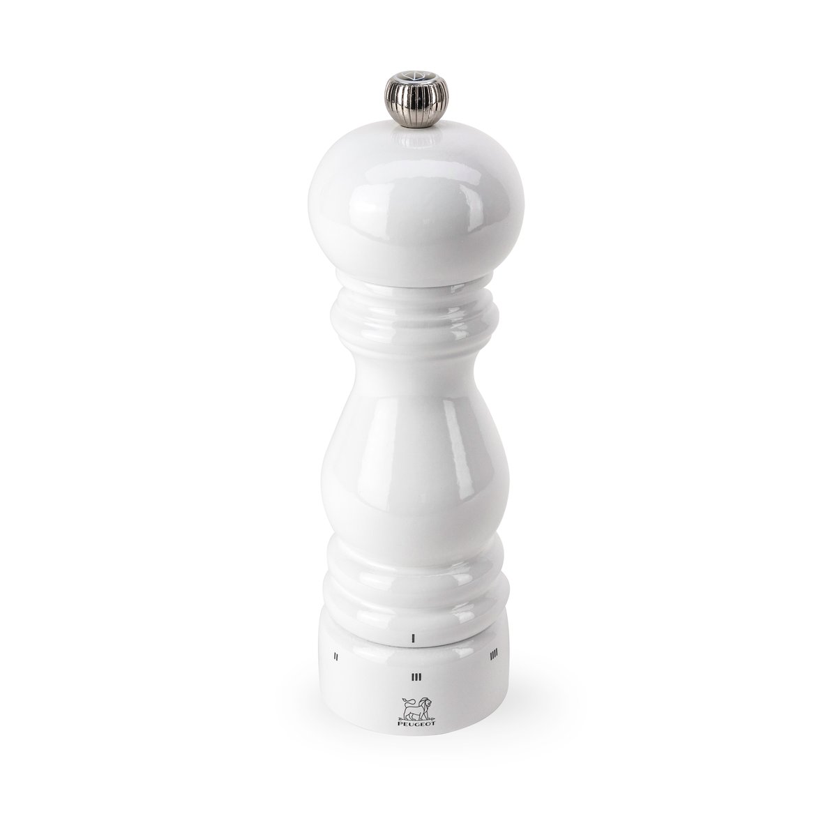Paris salt grinder U Select Z white lacquered wood 18 cm