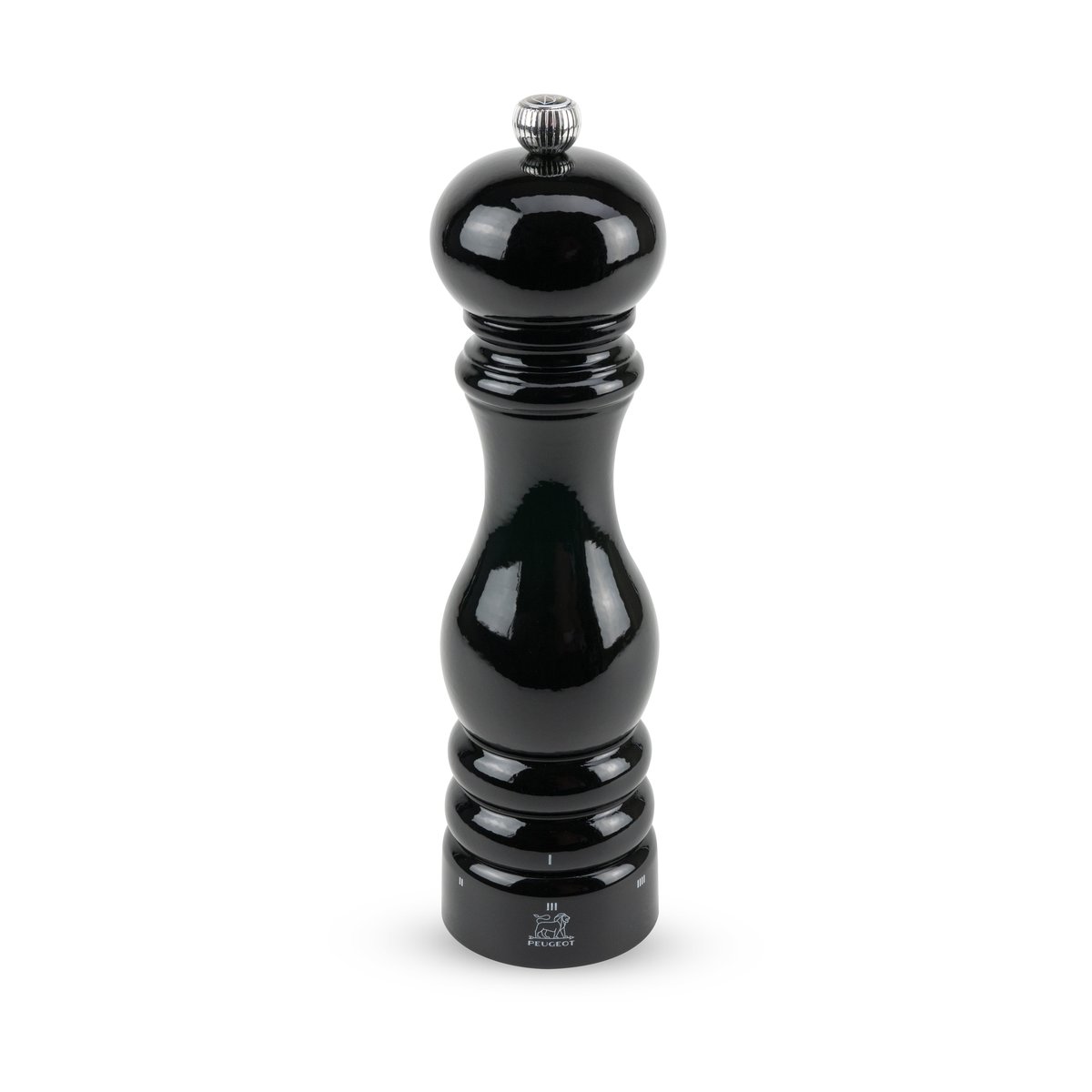 Bilde av Paris salt grinder U Select Z black lacquered wood 22 cm