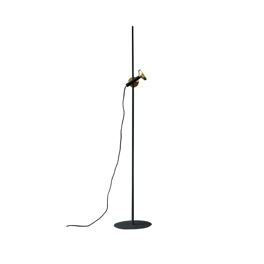 Bilde av Pholc Blend 150 gulvlampe Sort/messing