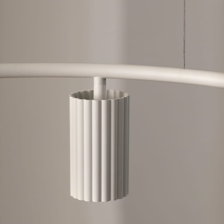 Donna Circle 100 taklampe, Linen Pholc