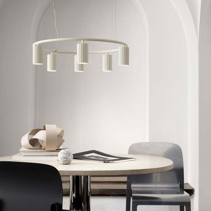 Donna Circle 60 taklampe, Linen Pholc
