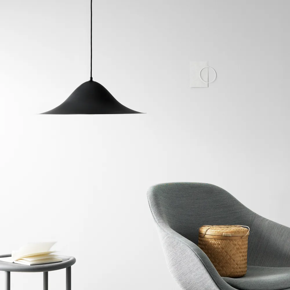 Hans 35 takpendel, Sort matt, medium Pholc