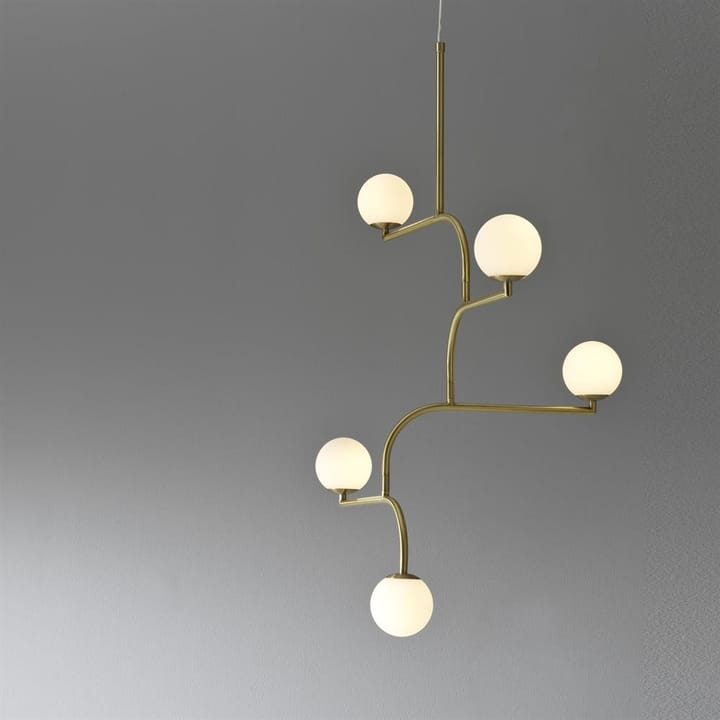 Mobil 100 taklampe, messing Pholc