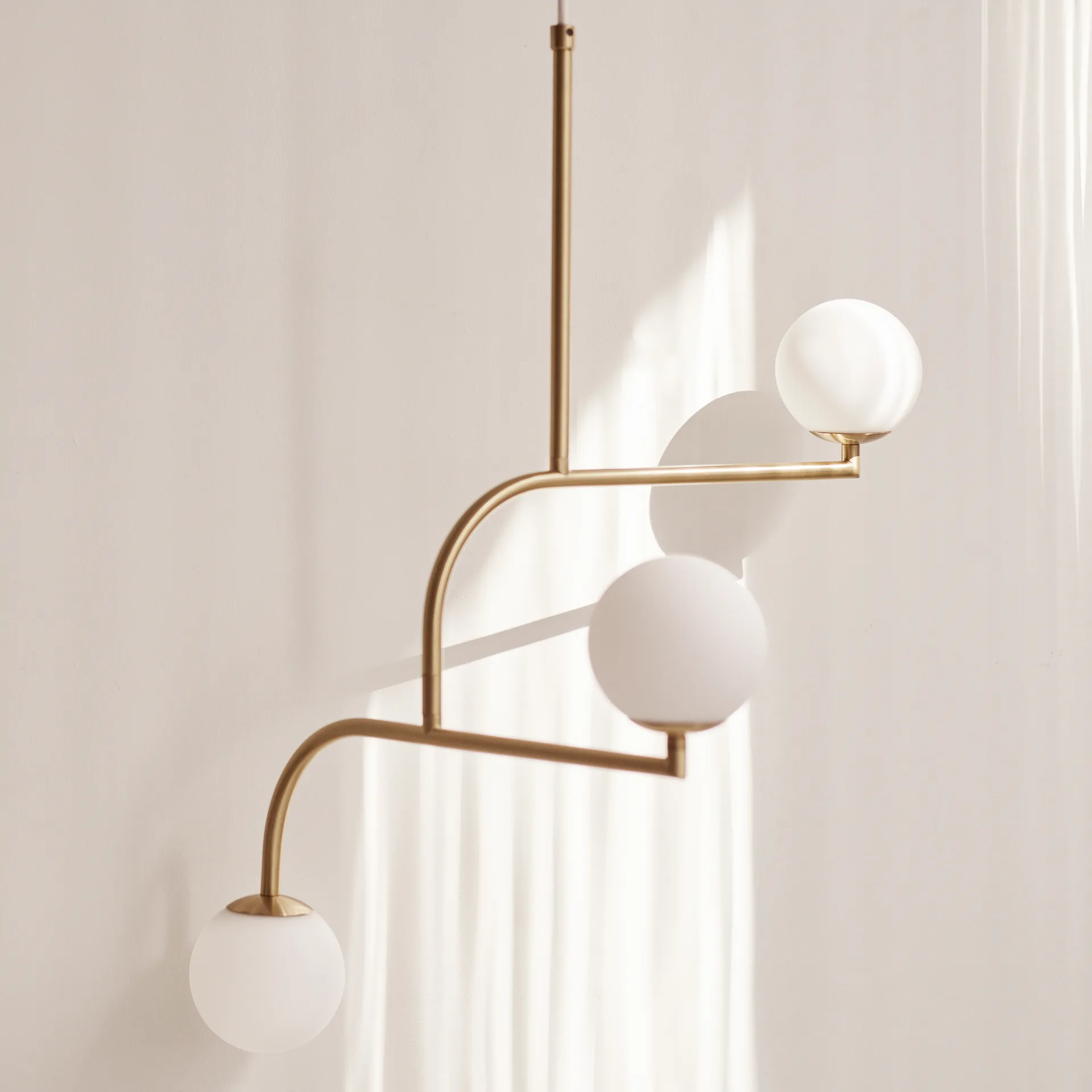 Mobil taklampe 70, messing Pholc