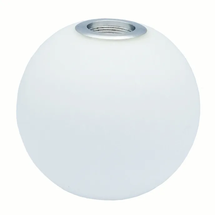Mobil taklampe reservedeler glass, opalglass, gjenget åpning 2,5 cm Pholc