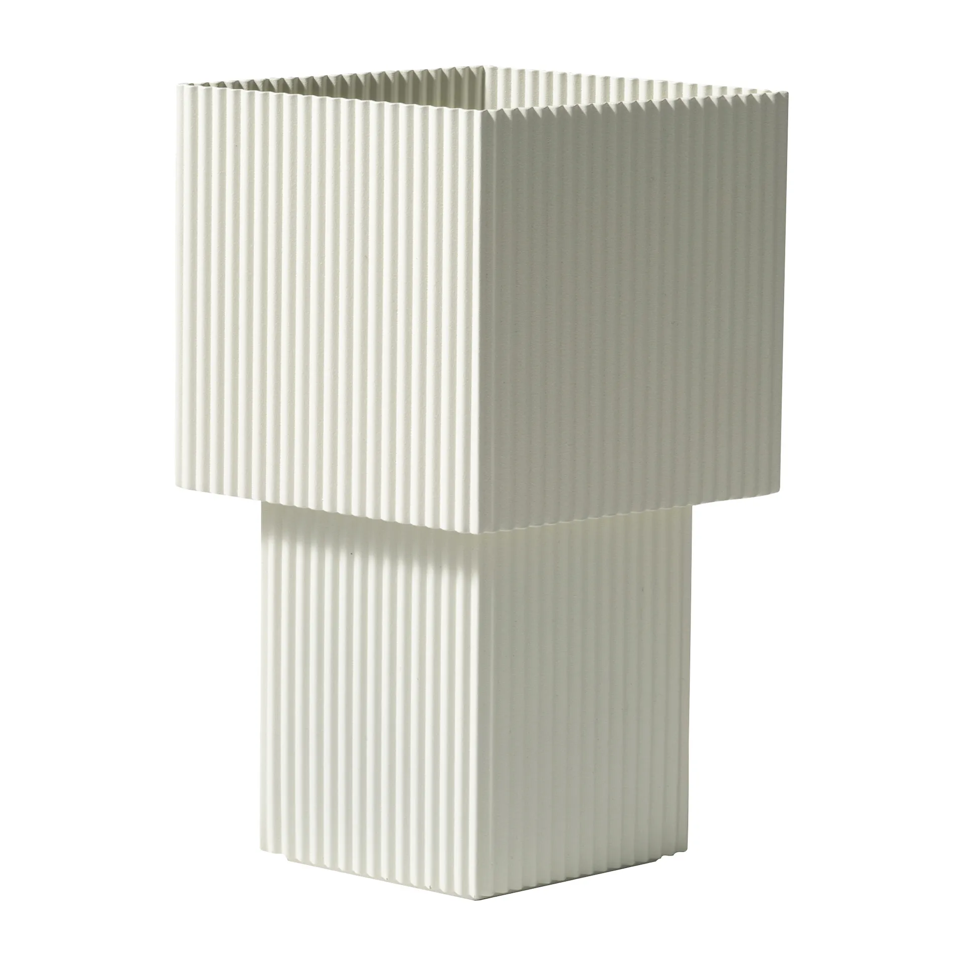 Romb Mini portable bordlampe 19 cm, Cotton Pholc