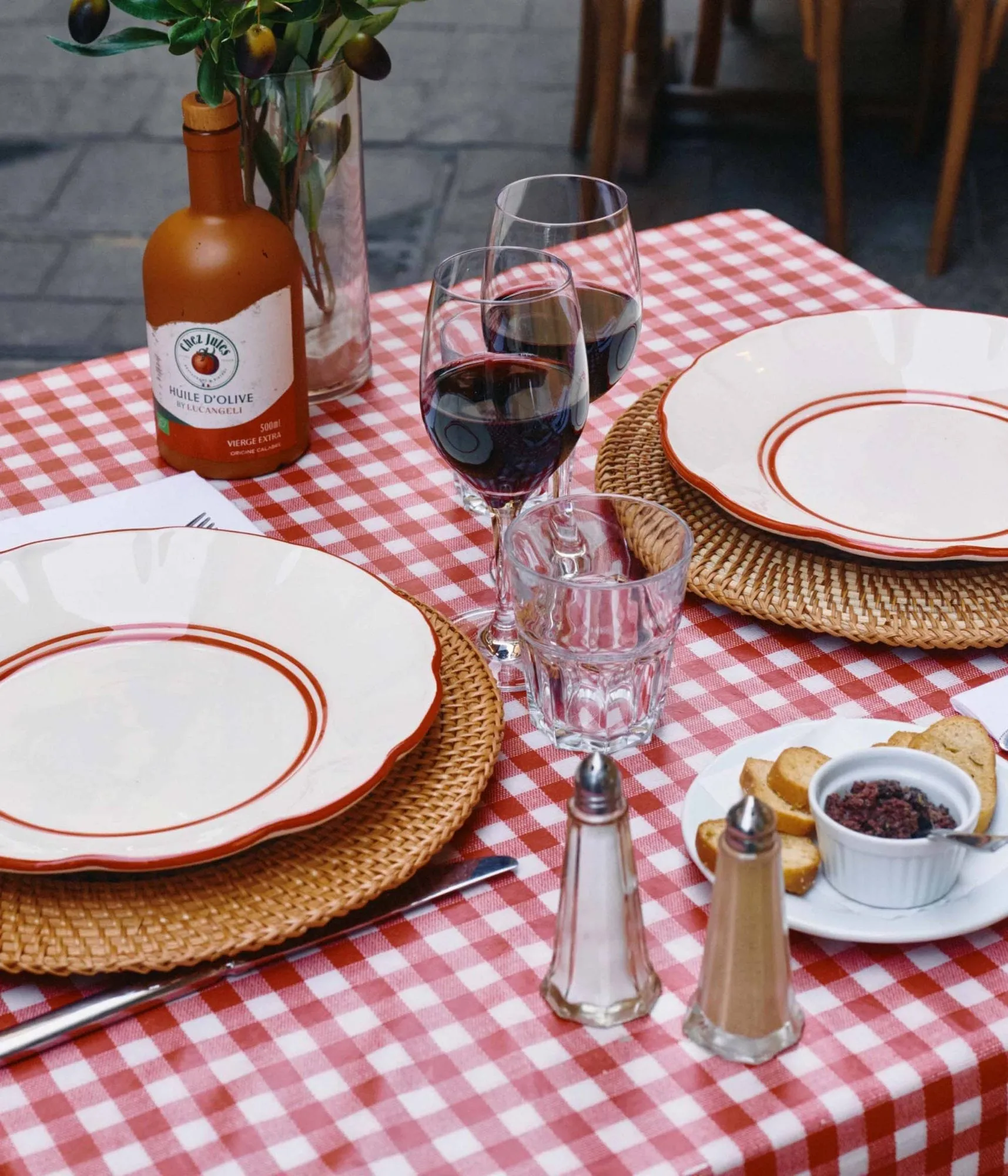 Bistro tallerken, Red, 28 cm Pick a Poppy