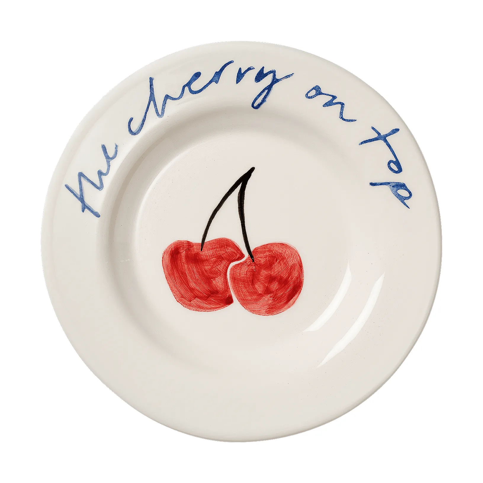 Cherry tapastallerken, Red, 15 cm Pick a Poppy