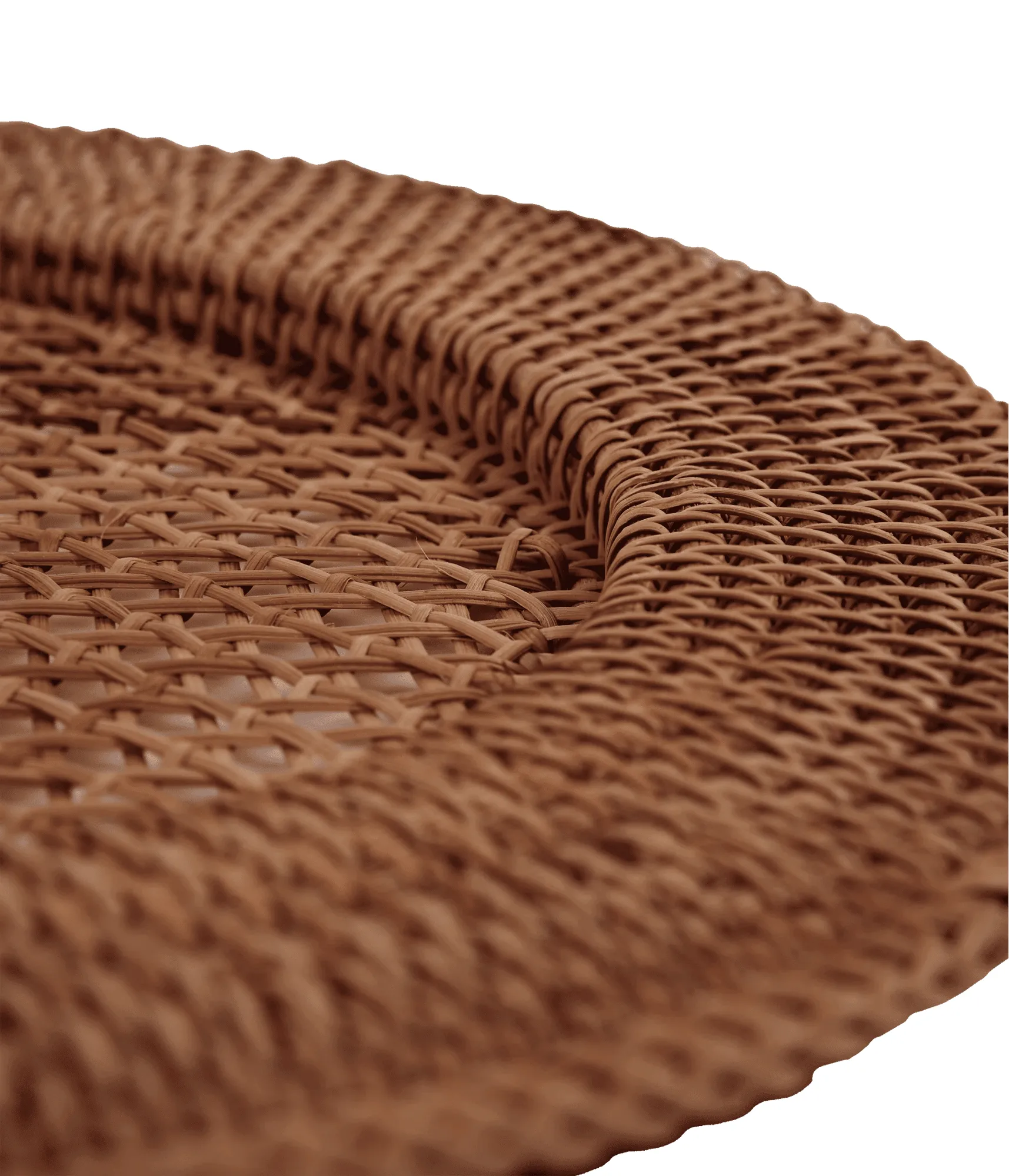 Classic Rattan bordbrikke, Dark Brown, 33 cm Pick a Poppy