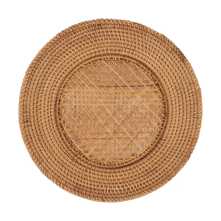Classic Rattan bordbrikke - Natural, 33 cm - Pick a Poppy