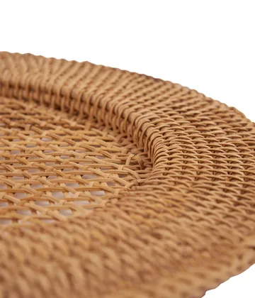 Classic Rattan bordbrikke - Natural, 33 cm - Pick a Poppy