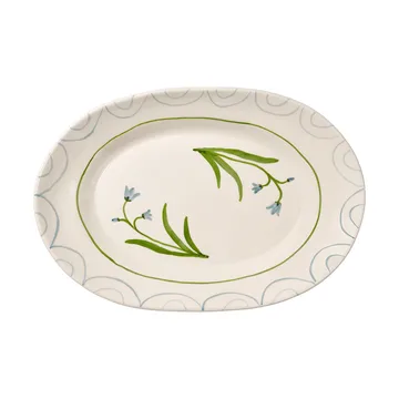 Cottage flower Blue Bell serveringsfat - Light Blue, 38,5 cm - Pick a Poppy