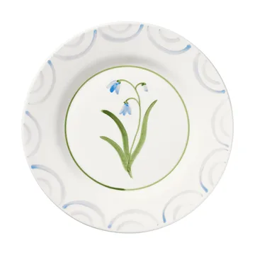 Cottage Flower tallerken - Light Blue, 28 cm - Pick a Poppy