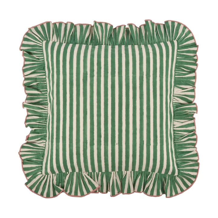 Devon putetrekk - Green, 40x40 cm - Pick a Poppy