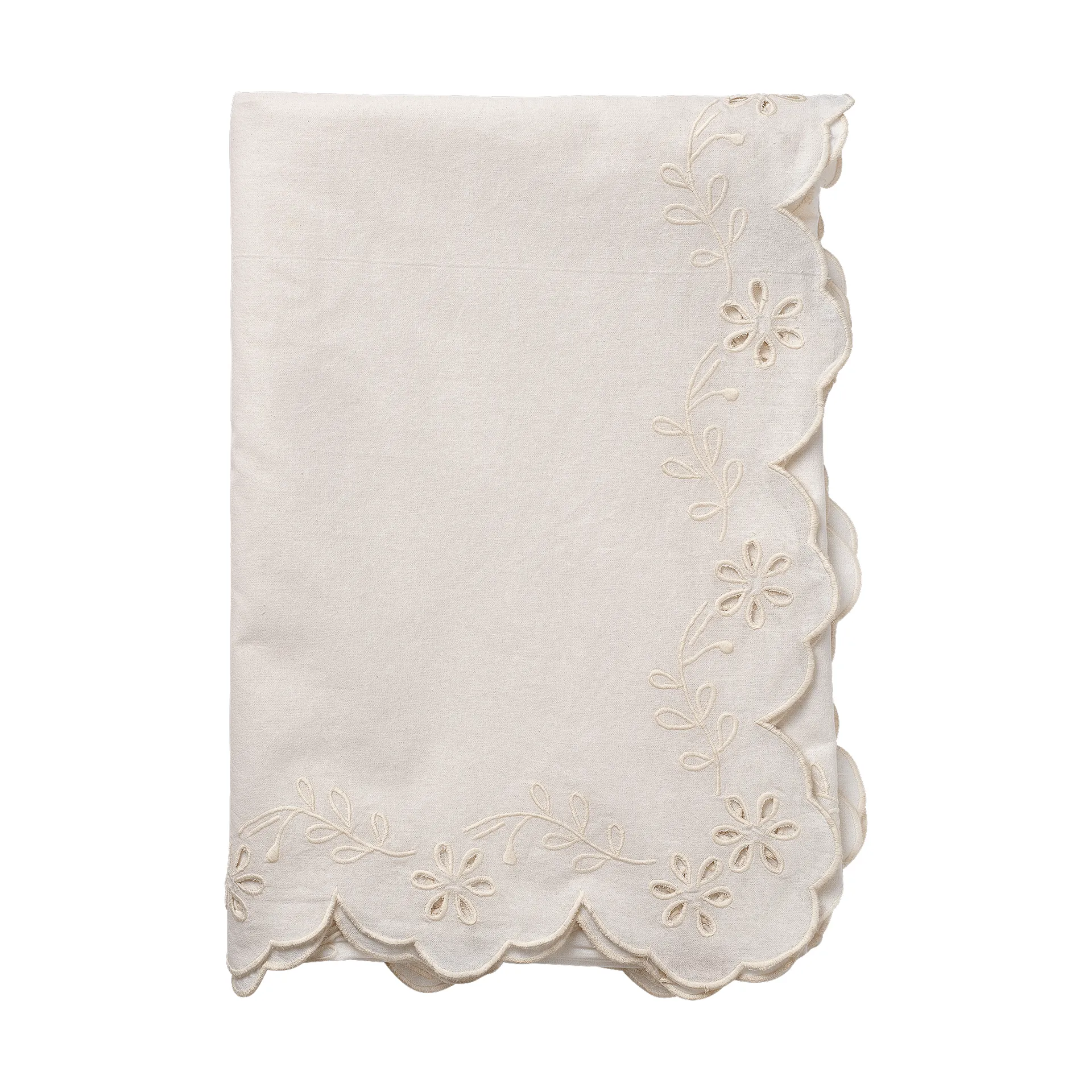 Lace bordduk, Offwhite, 180x250 cm Pick a Poppy