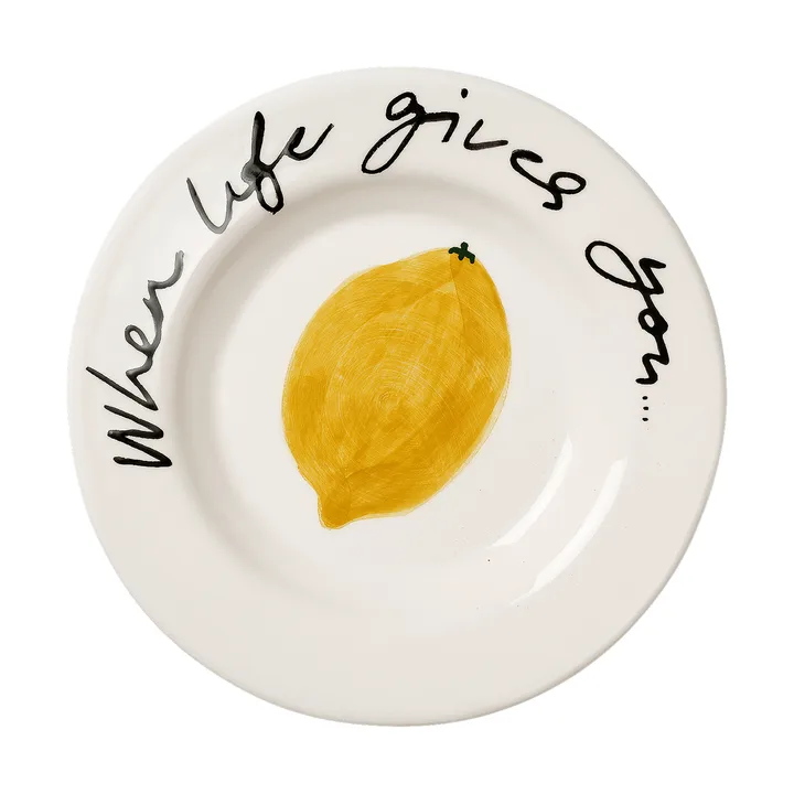 Lemon tapastallerken - Yellow, 15 cm - Pick a Poppy