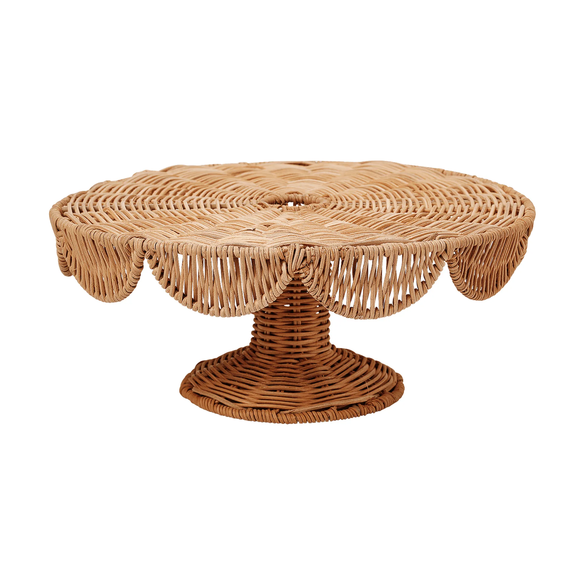 Scallop Cake serveringsfat, Natural, 30x12 cm Pick a Poppy