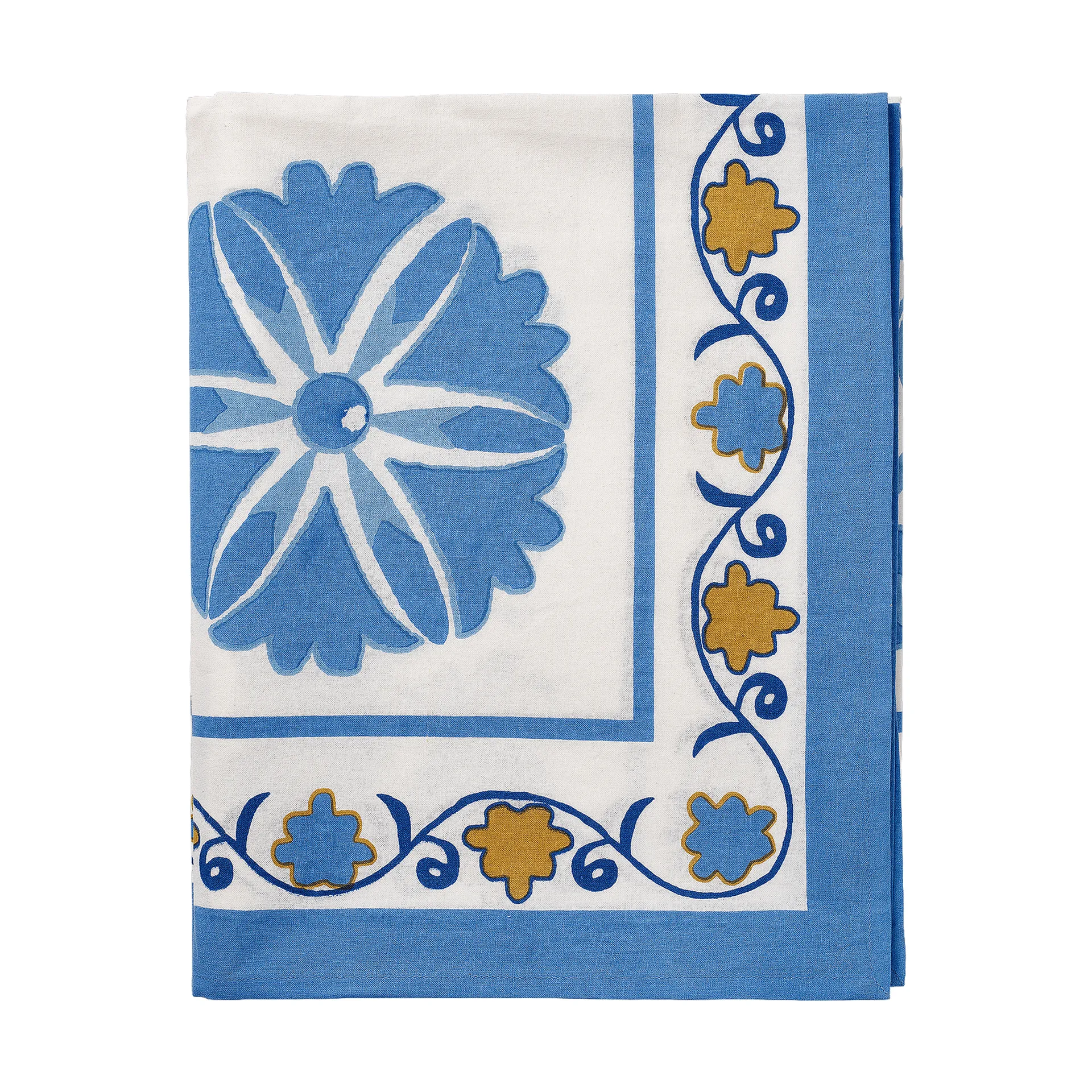 Suzani duk, Blue, 350x150 cm Pick a Poppy