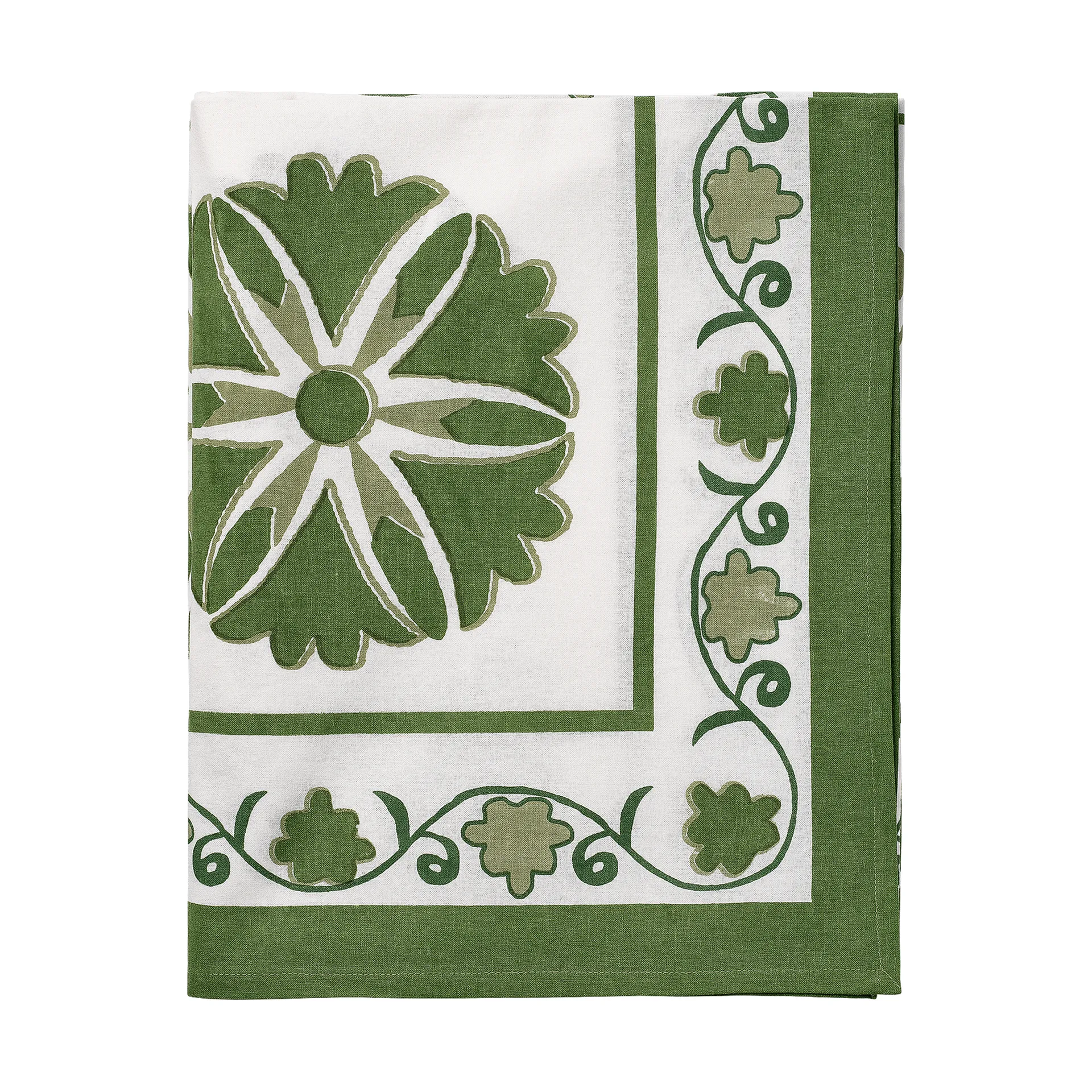 Suzani duk, Green, 250x150 cm Pick a Poppy