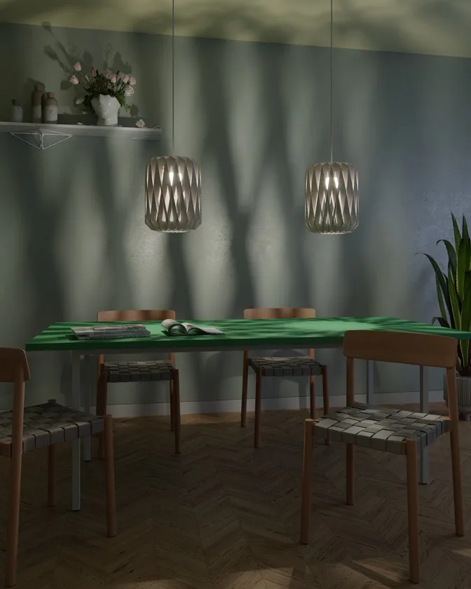 Pilke Signature pendel Ø18 cm, Hvit Pilke