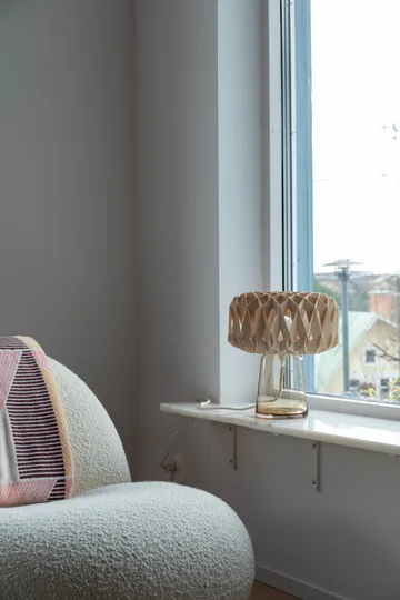 Signature 25 bordlampe - Amber-bjørk, Ø28x34 cm - Pilke