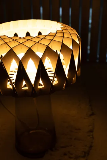 Signature 35 bordlampe - Amber-bjørk, Ø36,5x53 cm - Pilke