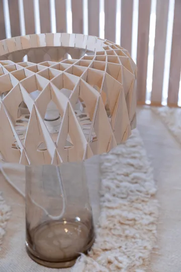 Signature 35 bordlampe - Amber-bjørk, Ø36,5x53 cm - Pilke