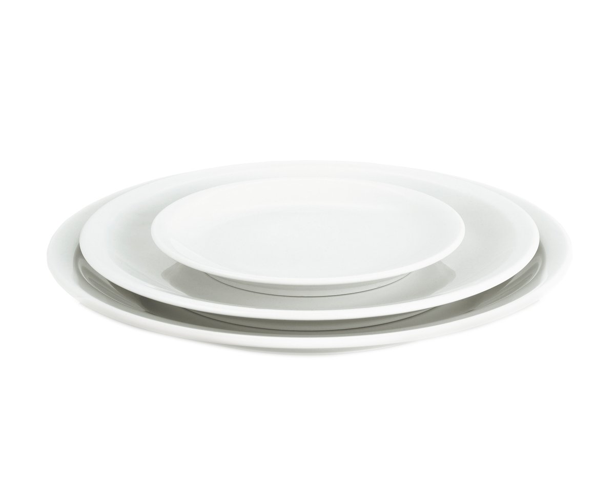 Pillivuyt Bourges tallerken flat hvit Ø16,5 cm