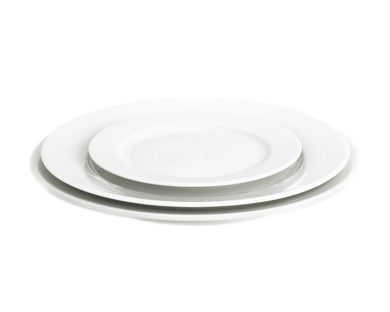 Pillivuyt Cecil tallerken flat hvit Ø16 cm