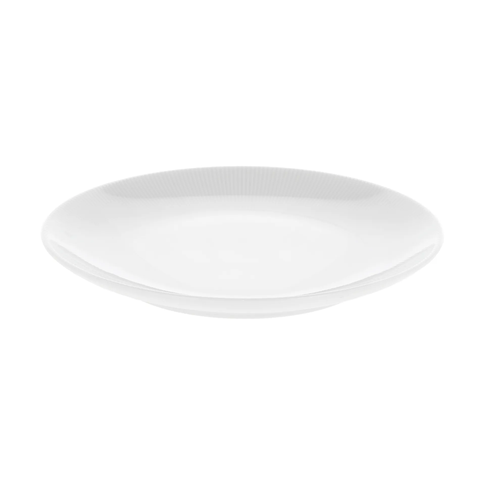Eventail flat asjett Ø21 cm, Hvit Pillivuyt
