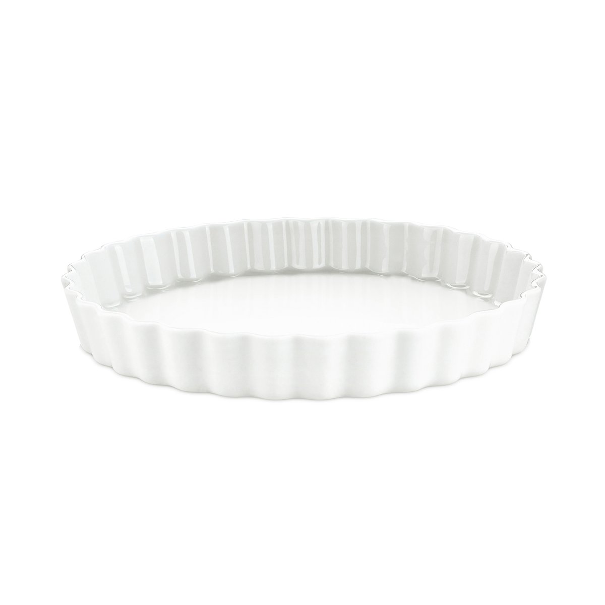 Pillivuyt paiform rund hvit Ø 25 cm | Skandinavisk Design | Paiformer | Hvit