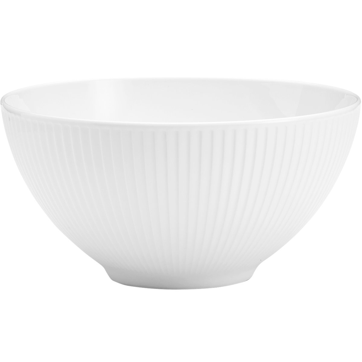 Pillivuyt Plissé skål 3,3 l Hvit | Skandinavisk Design | Serveringsskåler | Hvit
