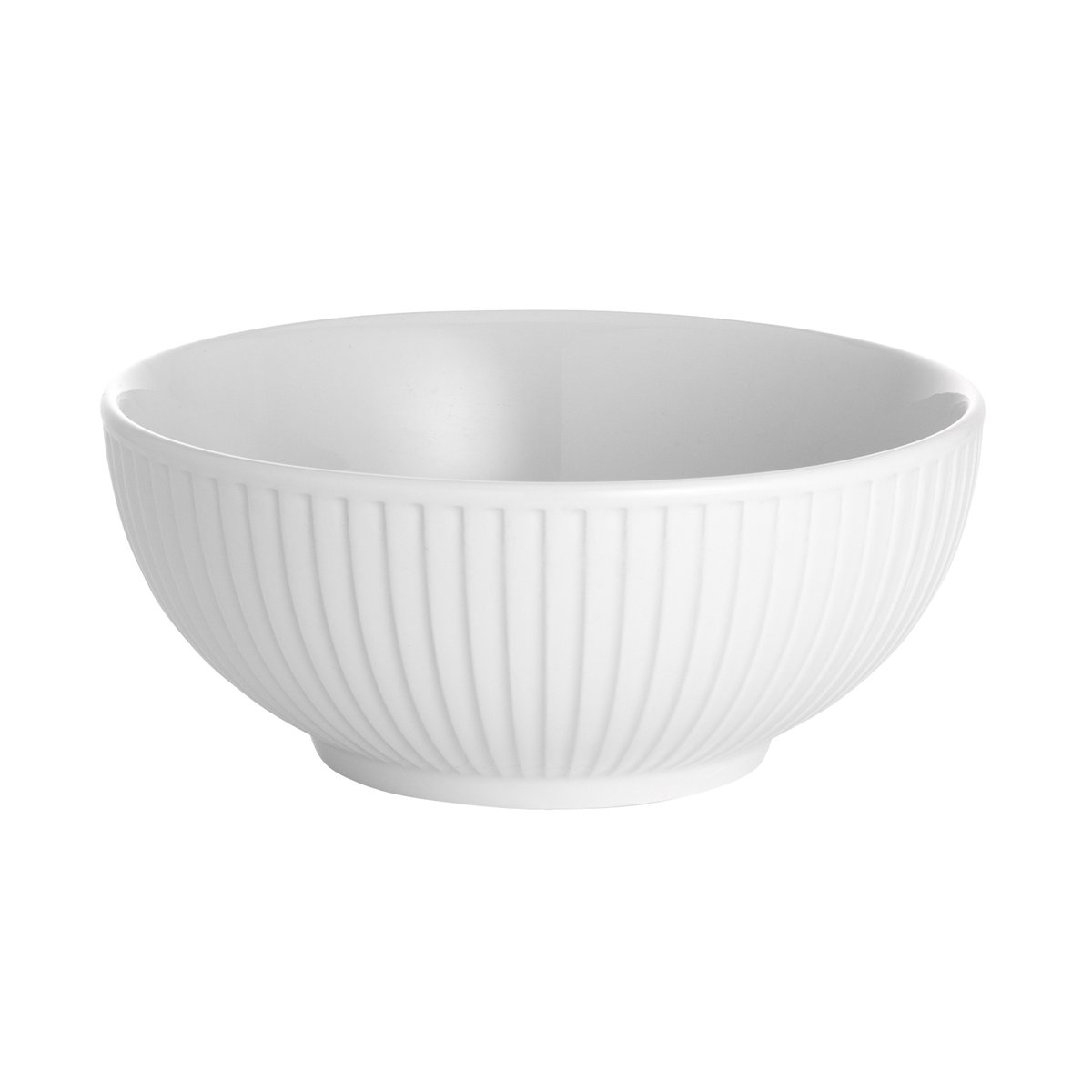Pillivuyt Plissé skål 60 cl Hvit | Skandinavisk Design | Frokostskåler | Hvit