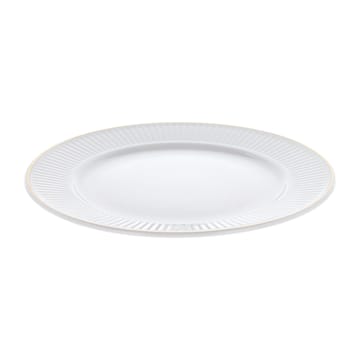 Plissé tallerken med gullkant Ø 28 cm - Hvit - Pillivuyt