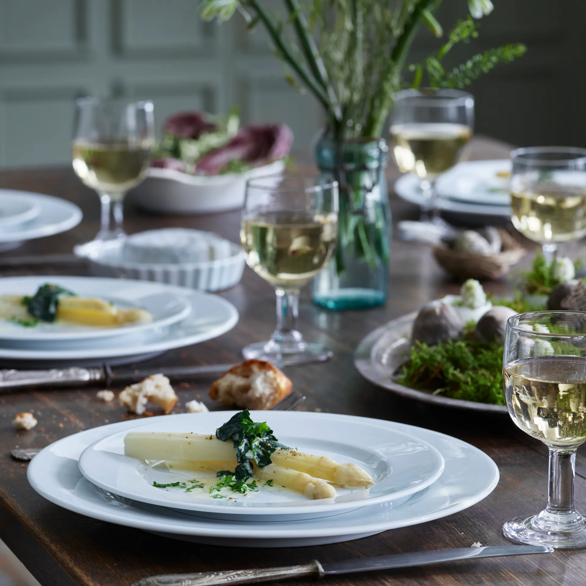 Sancerre tallerken Ø 22 cm, Hvit Pillivuyt