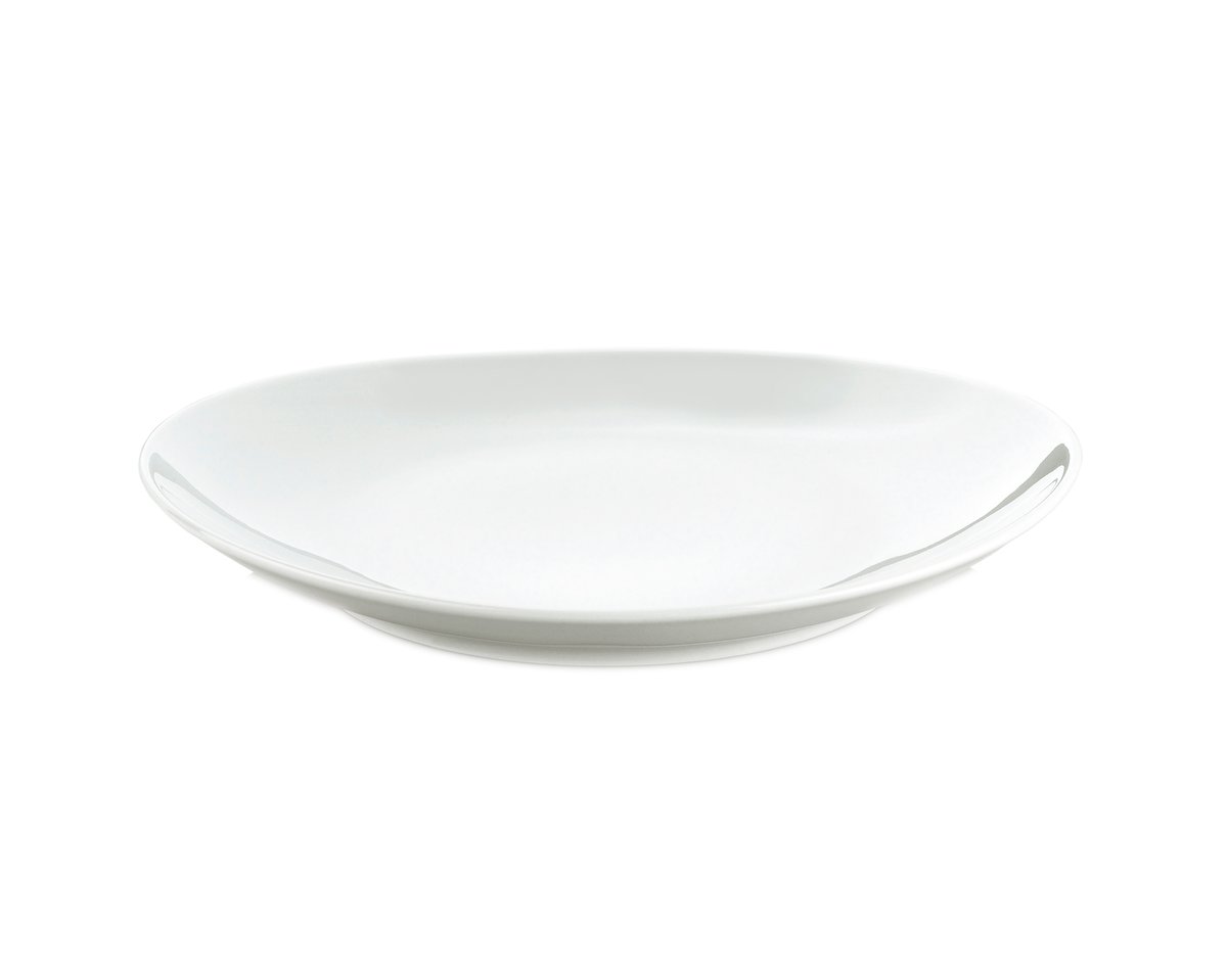 Pillivuyt Steaktallerken oval liten 23 cm Hvit | Skandinavisk Design | Middagstallerkener | Hvit