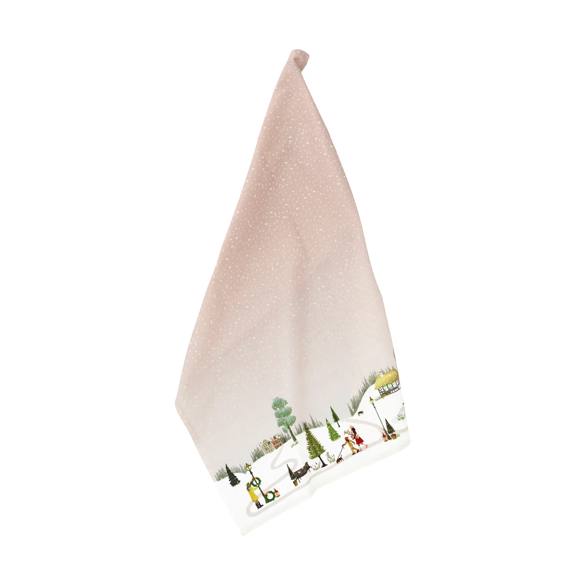 Vinter kjøkkenhåndkle 50x70 cm, Woodrose Pillivuyt