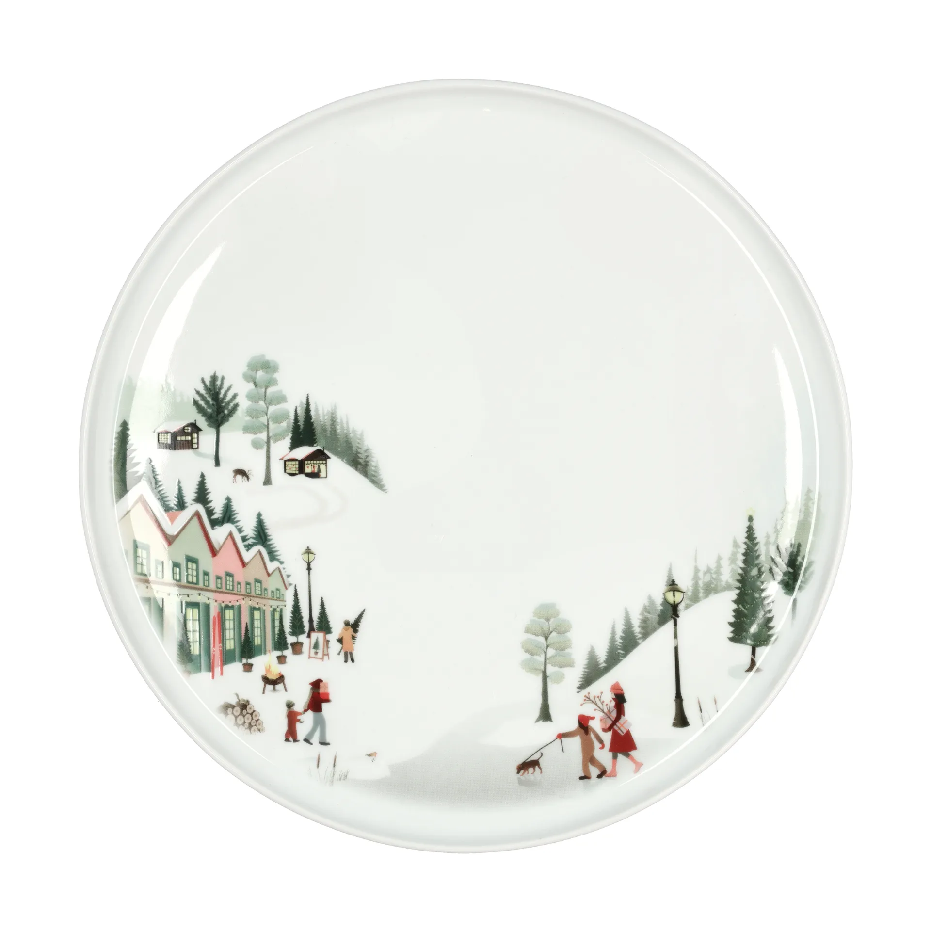 Vinter tallerken Ø26 cm, Hvit Pillivuyt