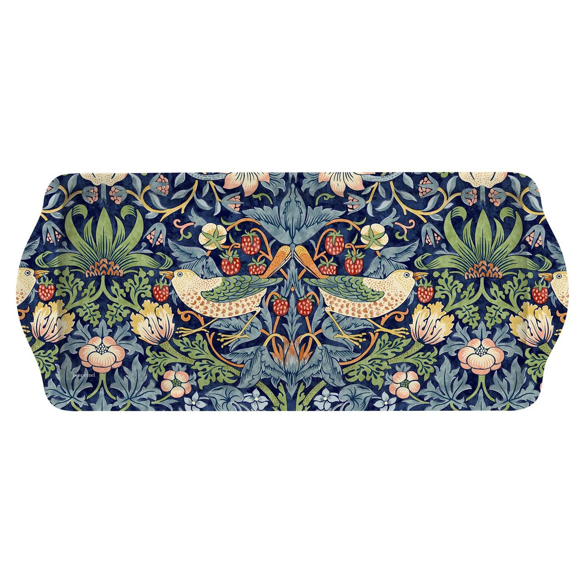 Morris & Co - Strawberry Thief smørbbrett 16,5x38,5 cm blå