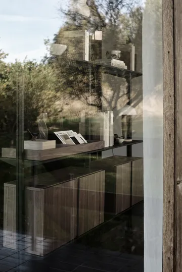 Pira G2 hyllesystem F C A Black/Walnut 256-264 cm - Pira