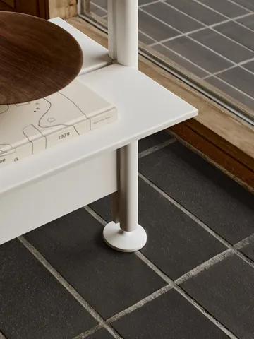 Pira G2 hyllesystem F C A White/Walnut 256-264 cm - Pira