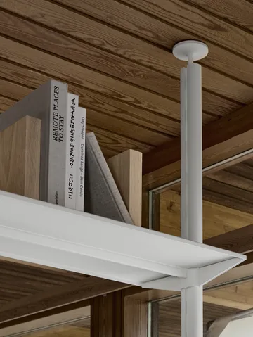 Pira G2 hyllesystem F C B White/Walnut 248-255 cm - Pira