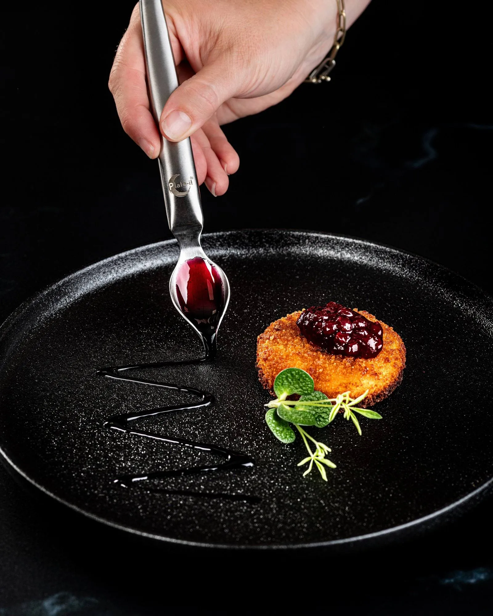 Plate-it dekorasjonsskjeer, Rustfritt stål, 2‑pakning Plate It