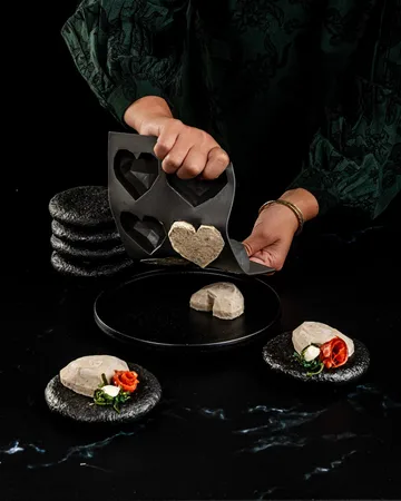 Plate-it former - Love At First Bite, silikon, 3 deler - Plate It